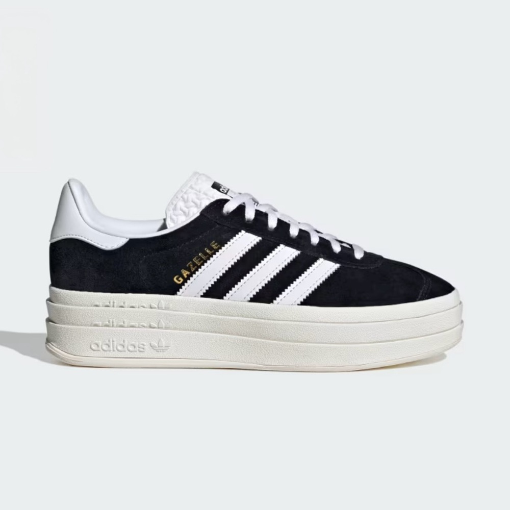 adidas Black and White Gazelle Sneakers